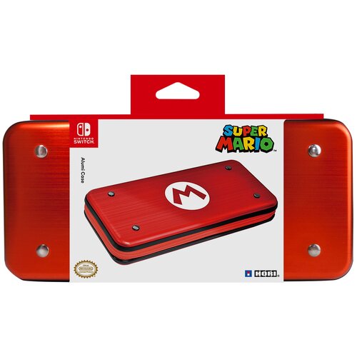 HORI Защитный алюминиевый чехол Mario для консоли Nintendo Switch NSW090U красный