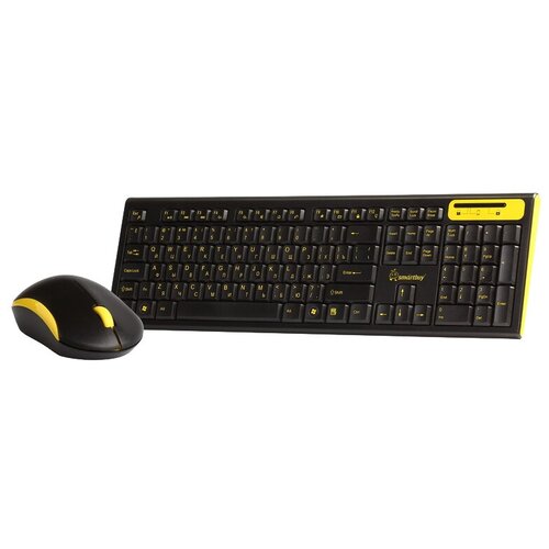 Клавиатура и мышь SmartBuy SBC23350AGKY BlackYellow USB