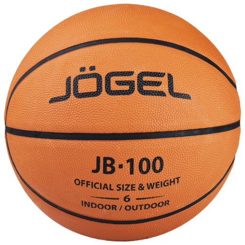 Баскетбольный мяч Jogel JB100 6 р 6 коричневый