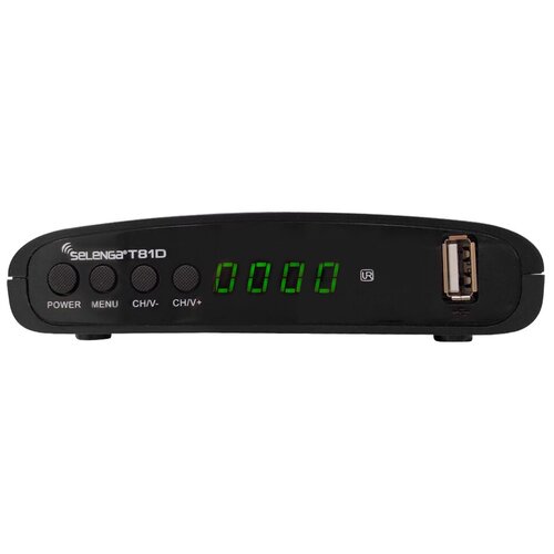 TVтюнер Selenga T81D 2xUSB Ant in Ant out HDMI AV out jack
