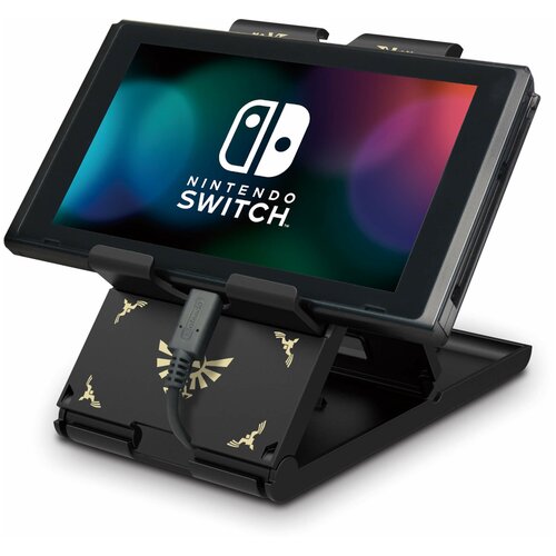 HORI Подставка PlayStand Zelda Edition для консоли Nintendo Switch NSW085U черныйзолотистый