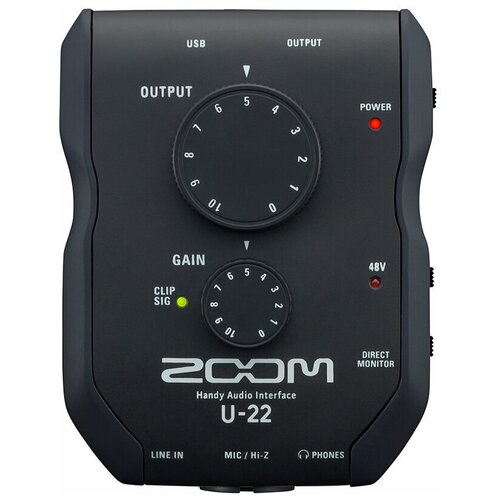 Аудиоинтерфейс ZOOM U22