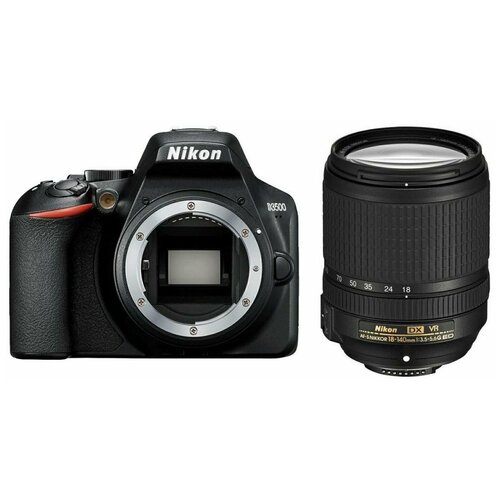 Фотоаппарат Nikon D3500 Kit черный AFS DX NIKKOR 18140mm f3556G ED VR
