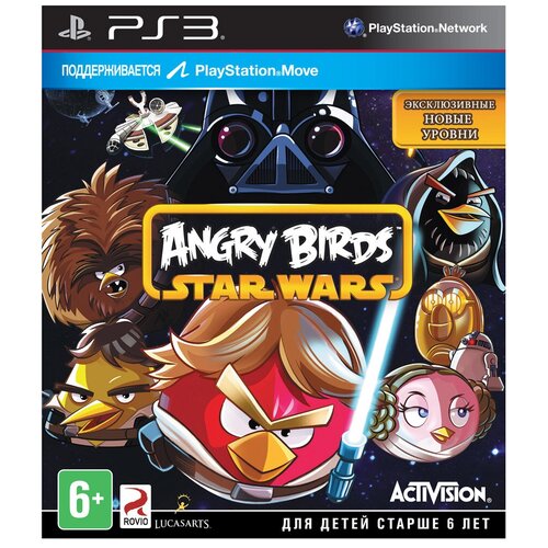 Игра для PlayStation 3 Angry Birds Star Wars полностью на русском языке