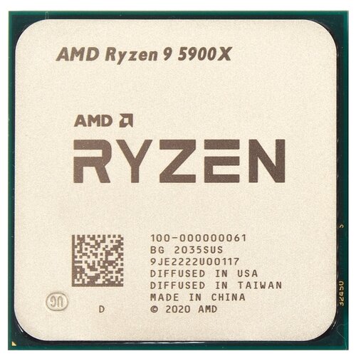 Процессор AMD RYZEN 9 5900X AM4, 105W, 3.4GHz , OEM