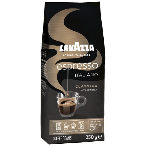 Кофе в зернах Lavazza Espresso 100 арабики 250 г, 357124