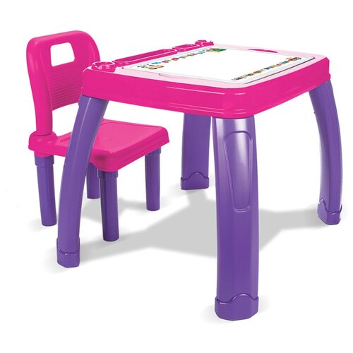 Набор Pilsan Столик со стульчиком PinkМалиновый