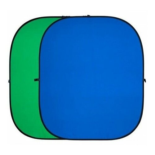 Фон FST BP025 xромакей складной 100х150 см зеленый  синий