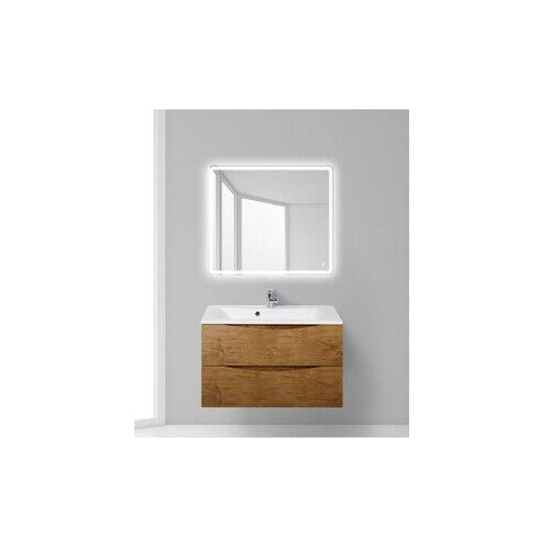 Мебель для ванной BelBagno Marino 90 rovere nature тумба, раковина, зеркало)