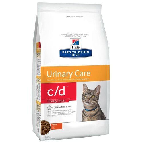Сухой корм для кошек Hills Prescription Diet cd Multicare профилактика МКБ при стрессе с курицей 5 кг