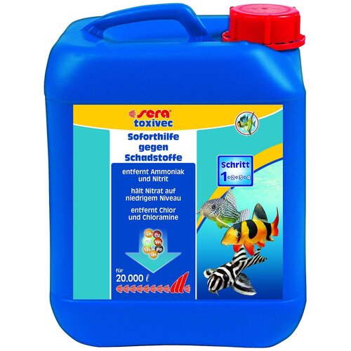 Sera Toxivec средство для профилактики и очищения аквариумной воды 5 л