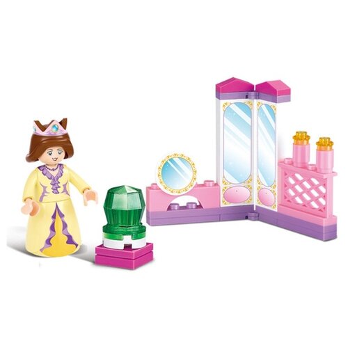 Конструктор SLUBAN Розовая мечта M38B0237 Принцесса в зеркальной комнате