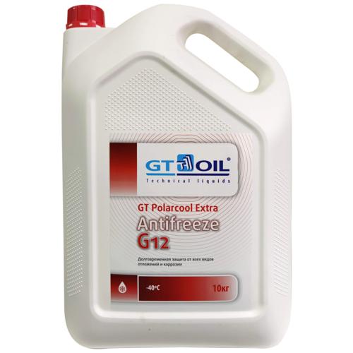 Антифриз GT OIL GT Polarcool Extra Antifreeze G12 10 кг