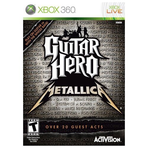 Игра для Xbox 360 Guitar Hero Metallica английский язык