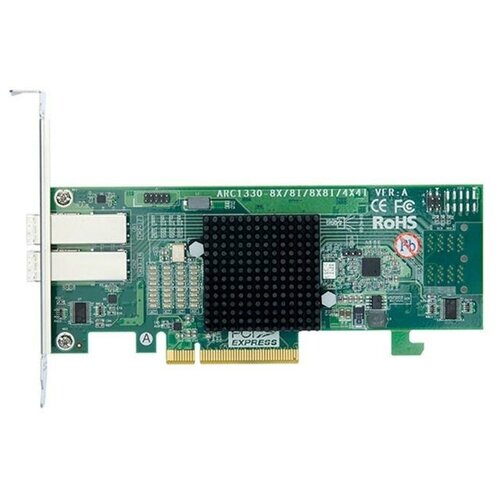 RAIDконтроллер ARC13308x PCIe 3.0 x8 LP, SASSATA 12G, HBA, 8port 2ext SFF8644), RTL