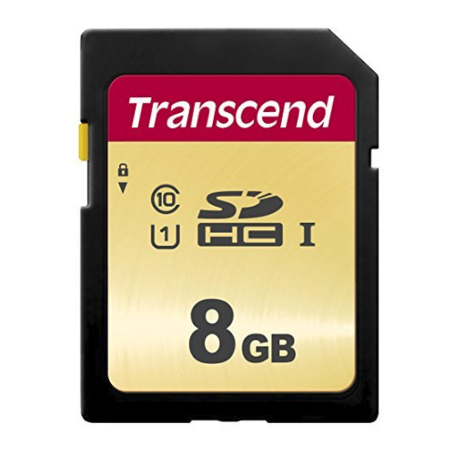 Карта памяти Transcend 8GB UHSI U1 SD card на основе памяти типа MLC