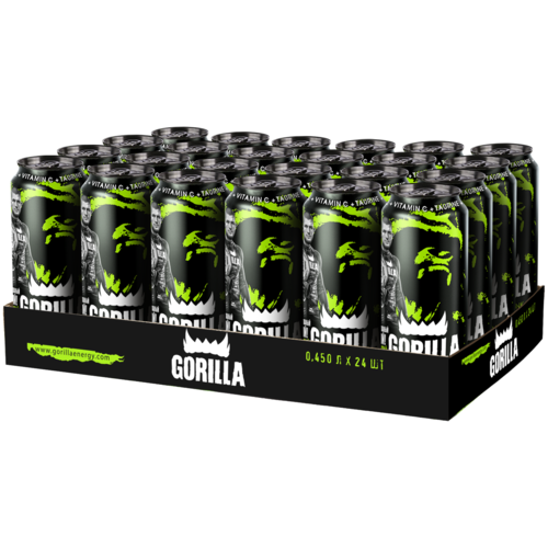 Энергетический напиток Gorilla 045 л 24 шт