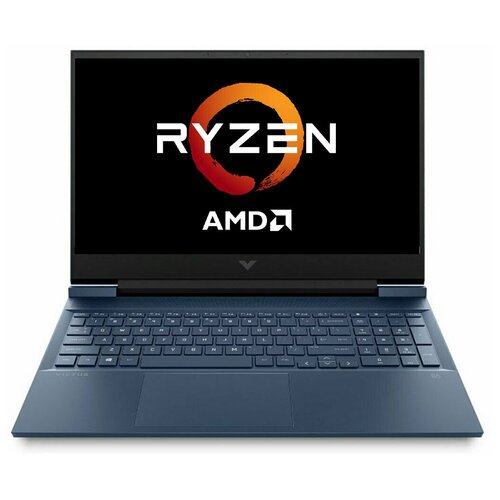 Ноутбук 16.1 IPS FHD HP VICTUS 16e0074ur blue AMD Ryzen 7 5800H16Gb512Gb SSD3050Ti 4GbW10)
