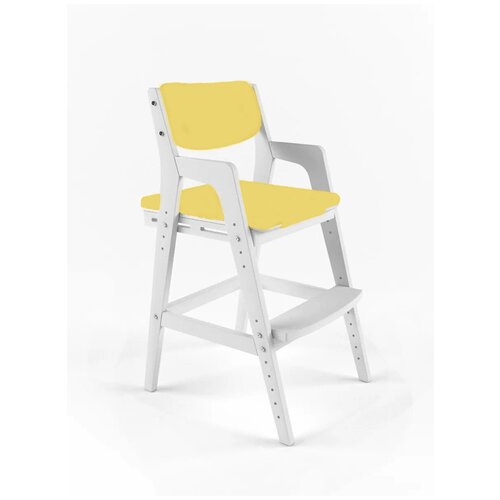 Детский растущий стул Вуди с подушками, цвет БелыйСанЛеон