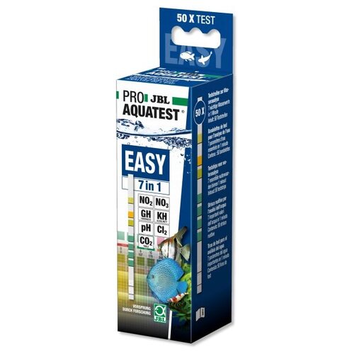 JBL ProAquaTest Easy 7in1 тесты для аквариумной воды 50 шт 70 г