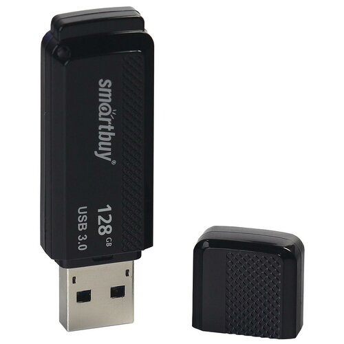 Флешка USB 3.0 накопитель Smartbuy 128GB Dock Black SB128GBDKK3)