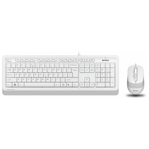 Клавиатура и мышь A4Tech F1010 WhiteGrey USB