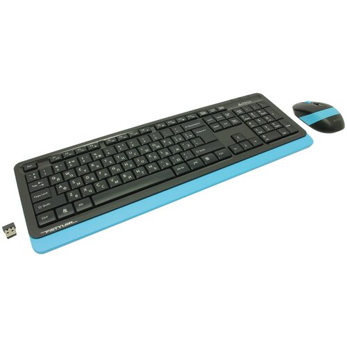 Клавиатура и мышь A4Tech FG1010 BlackBlue USB