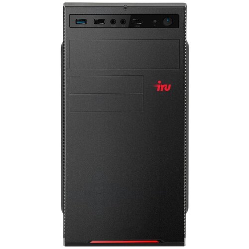 Настольный компьютер iRu Home 120 MT 1526137) MiniTower, AMD E1 6010, 4 ГБ RAM, 120 ГБ SSD, AMD Radeon R2, DOS, 400 Вт, черный