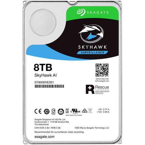 Жесткий диск Seagate 8 TB ST8000VE001