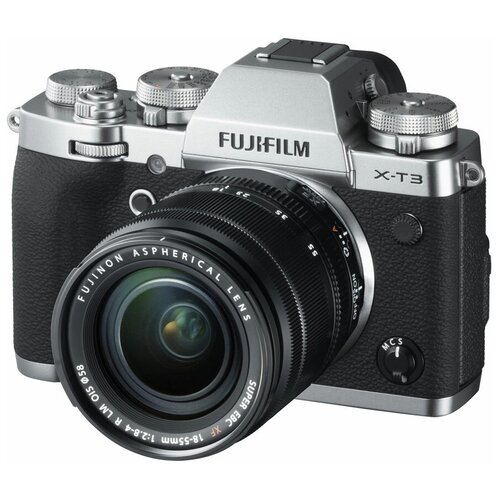 Фотоаппарат Fujifilm XT3 Kit серебристый Fujinon XF 1855mm F284 R LM OIS