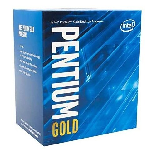 Процессор Intel Pentium GoldG6400 Comet LakeS, 2C4T, 4000MHz TDP58W LGA1200 BOX BX80701G6400)