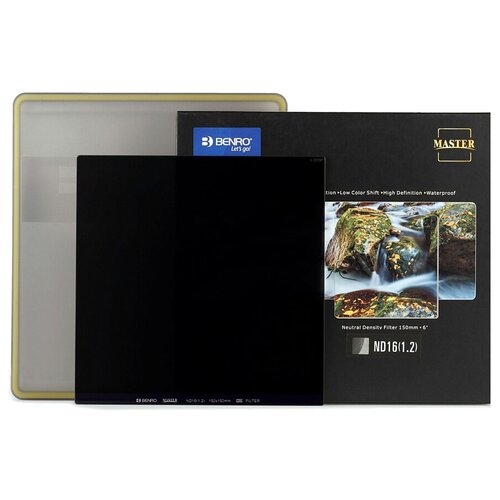 Benro Master Series ND16 1.2) Square Filter 150х150 мм светофильтр нейтральносерый