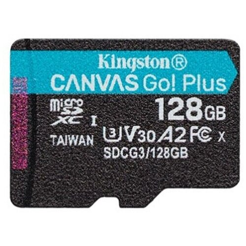 Карта памяти Kingston SDCG3 128 GB чтение 170 MBs запись 90 MBs черный