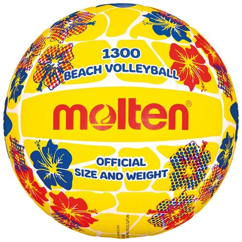 Мяч для пляжного волейбола MOLTEN V5B1300FY, р.5