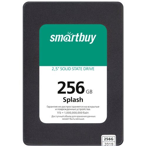 Твердотельный накопитель SmartBuy 256 GB Splash 2019 256 GB SBSSD256GTMX90225S3