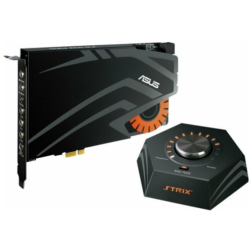 Звуковая карта Asus PCIE Strix Raid DLX CMedia 6632AX) 7.1 Ret