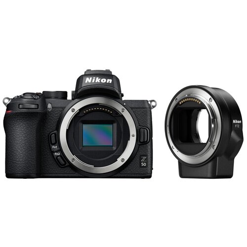 Фотоаппарат Nikon Z50 Body черный переходник FTZ