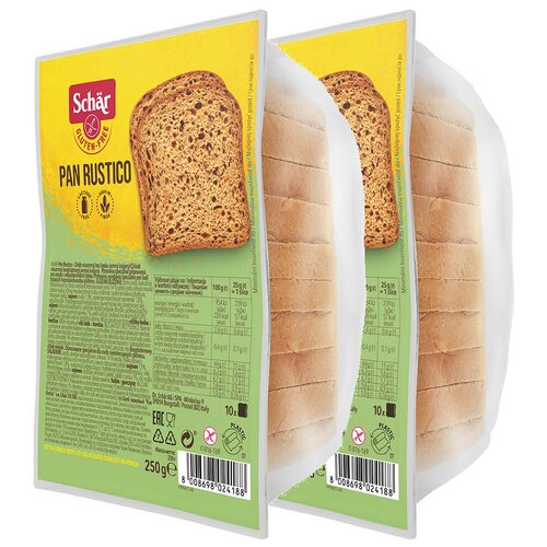 Хлеб Schaer Pan Rustico злаковый безглютеновый 250г2 шт