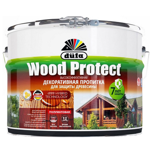 Пропитка для защиты древесины, махаг, Wood Protect Dufa МП000015765