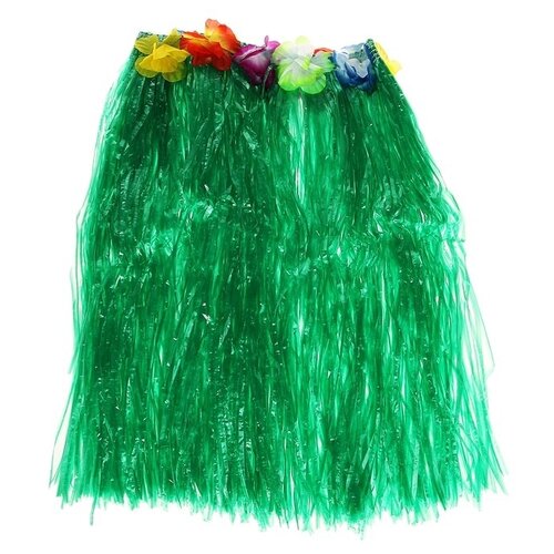 Гавайская юбка, цвет зелный
