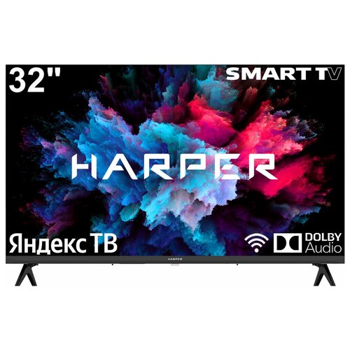 Телевизор 32 Harper 32R750TS HD 1366x768, Smart TV) черный