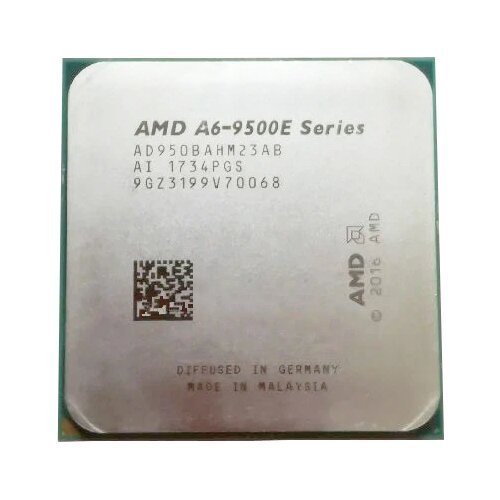 Процессор AMD A6 9500E PRO AD950BAHM23AB Bristol Ridge PRO, 2C2T, 33.4GHz AM4, L2 1MB, 28nm, Radeon R5, 35W)