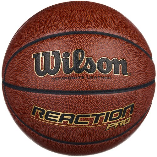 Баскетбольный мяч Wilson Reaction PRO р 7 коричневый