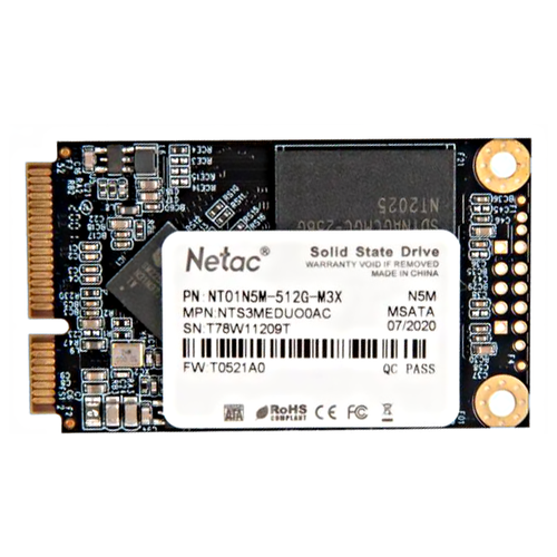 Твердотельный накопитель Netac N5M 512 GB NT01N5M512GM3X