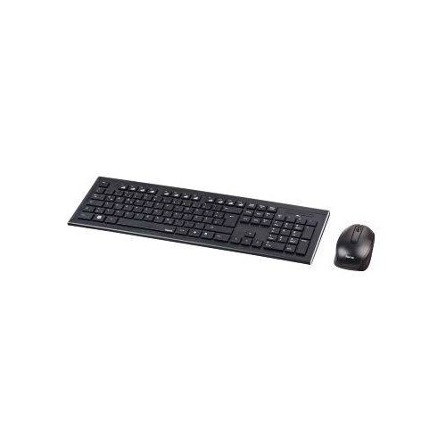 Клавиатура  мышь Hama Cortino клавиатура черная мышь черная USB беспроводная