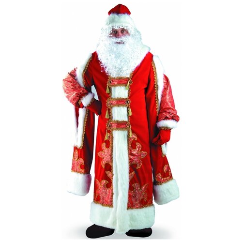 Батик Карнавальный костюм для взрослых Дед Мороз Царский, 5456 размер 1875456