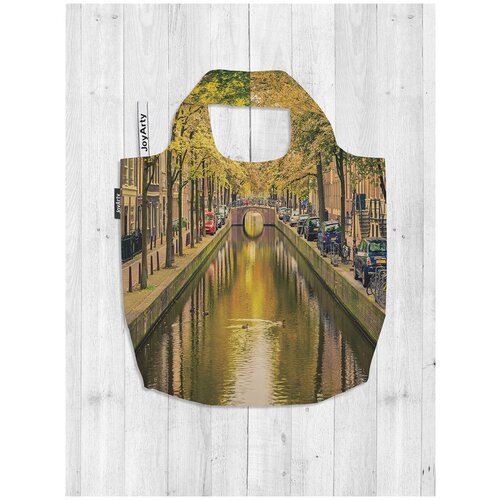 Сумка авоська JoyArty Осень в Амстердаме 46x65x7 см