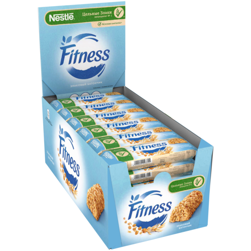 Злаковый батончик Nestle Fitness с цельными злаками 24 шт