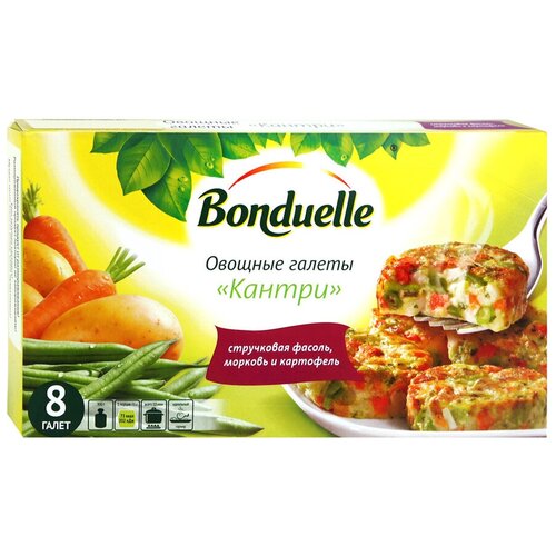 Bonduelle Галеты овощные Кантри 300г 1 упаковка, 12 шт)