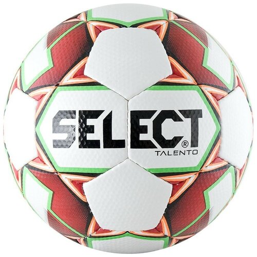 Мяч для футбола SELECT Talento WhiteRed 811008103, 5